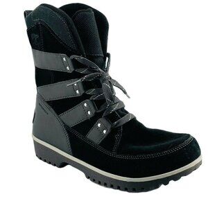 Womens Sorel Tivoli III Waterproof Winter Boots Black Size 9